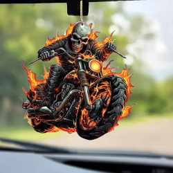 Space Oto İç aksesuar siyah-turuncu Ayna Süsü