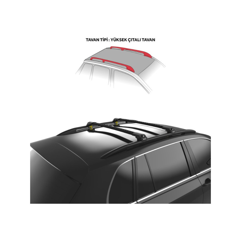 Kia Sorento (bl) 2002-2009 Turtle Air1 Ara Atkı Siyah