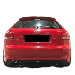 Audi A3 8P S3 2003-2008 2 Kapı Arka Tampon Eki - Difüzör  ( Plastik) Boyasız
