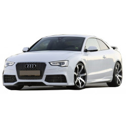 Audi A5 8P3 2008 - 2016 Coupe 2 Kapı RS5 Yan Marşpiyel Seti (Plastik) Boyasız