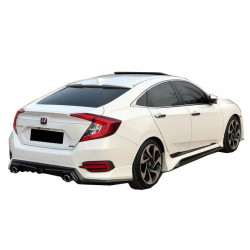 Honda Civic Fc5 Mugen Yan Marşpiyel (Plastik) Boyasız