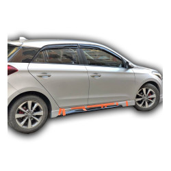 Hyundai i20 Custom Yan Marşpiyel (Plastik) Boyasız