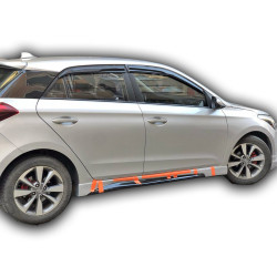 Hyundai i20 Custom Yan Marşpiyel (Plastik) Boyasız