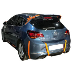 Opel Astra J HB Makyajlı Egzoz Görünümlü Arka Ek (Plastik) Boyasız