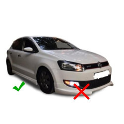 Volkswagen Polo Makyajsız 2010 - 2014 Ön Ek (Plastik) Boyasız