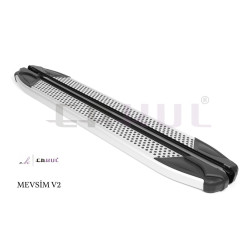 Audi Q2 2017+ Yan Basamak Mevsim V2 Model (GRİ)
