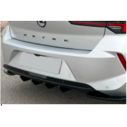 Opel Astra L Arka Difüzör (Plastik) (Piano Black Boyalı) Boyasız