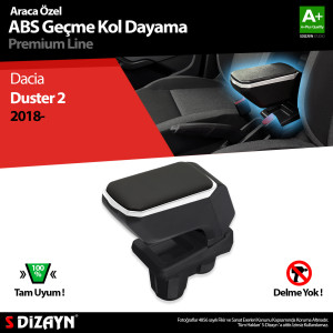 S-Dizayn Dacia Duster 2 Kol Dayama Kolçak Geçmeli ABS Gri 2018-2023