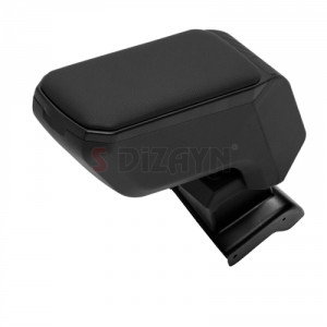 S-Dizayn VW Polo 6 Makyajlı Kol Dayama Kolçak ABS Vidalı Siyah 2021 Üzeri A+ Kalite