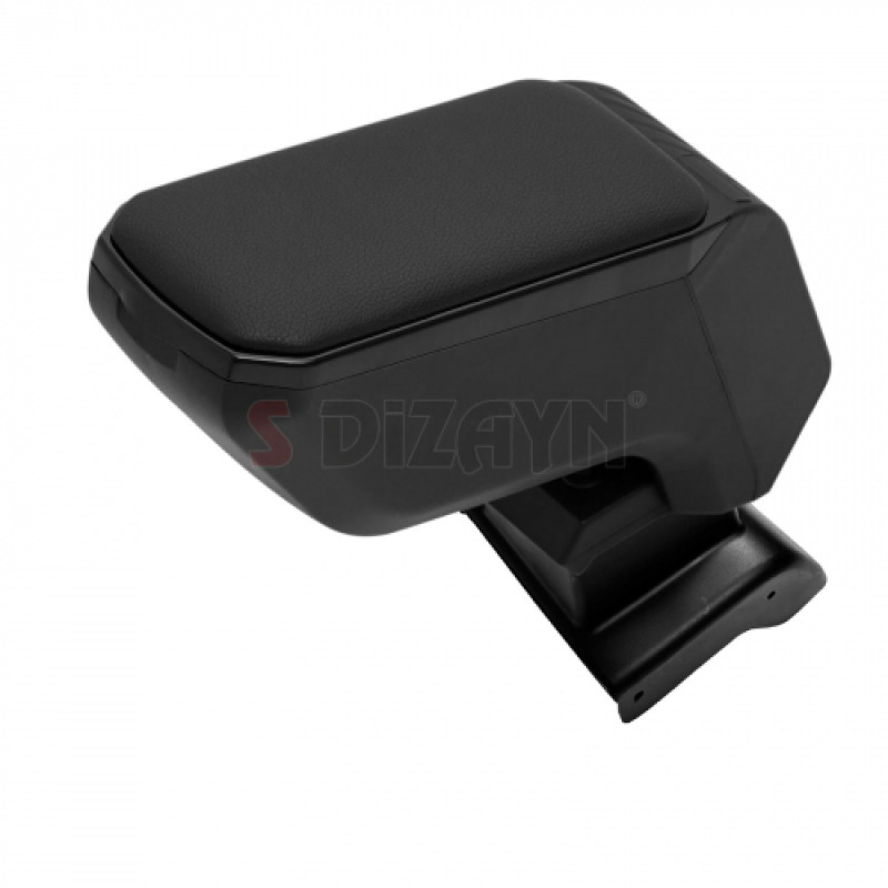 S-Dizayn VW Polo 6 Makyajlı Kol Dayama Kolçak ABS Vidalı Siyah 2021 Üzeri A+ Kalite