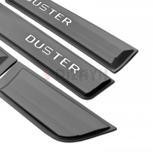 S-Dizayn Dacia Duster 2 Kapı Koruma Seti (Mat Krom) Yazılı 4 Prç 2018-2023 A+ Kalite