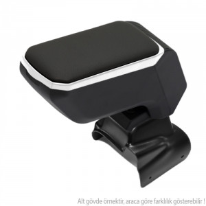 S-Dizayn Citroen C-Elysee Kol Dayama Kolçak ABS Vidalı Gri 2012-2017 A+ Kalite