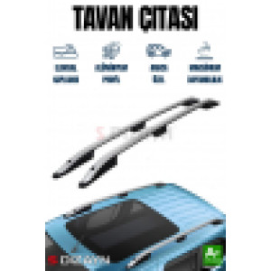 S-Dizayn Dacia Logan 2 MCV Aluminyum Gri Tavan Çıtası 2006-2012 A+ Kalite