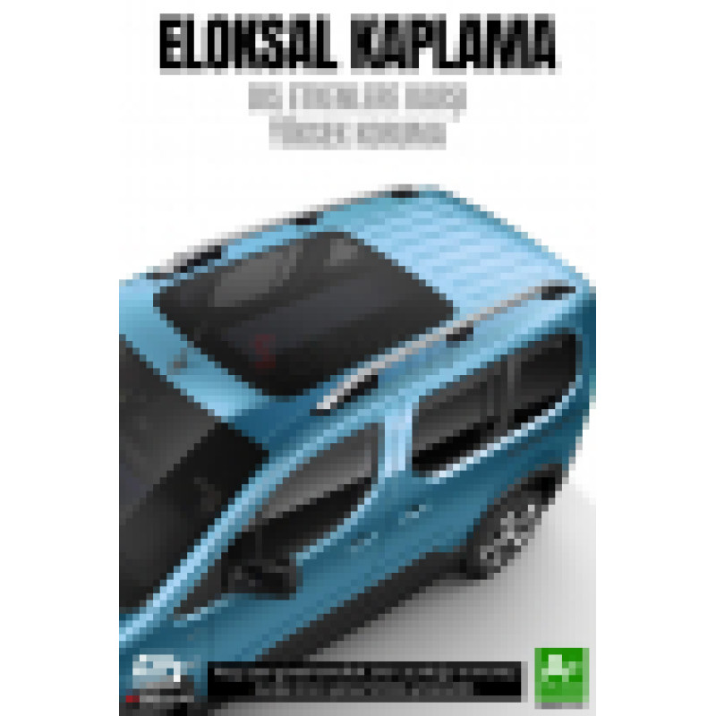 S-Dizayn Opel Vivaro 3 Kısa Şase Aluminyum Gri Tavan Çıtası 2014-2019 A+ Kalite