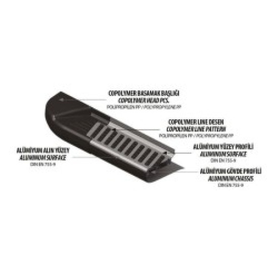 OMSA VW Tiguan Piramitline Yan Basamak 2007-2015 Arası