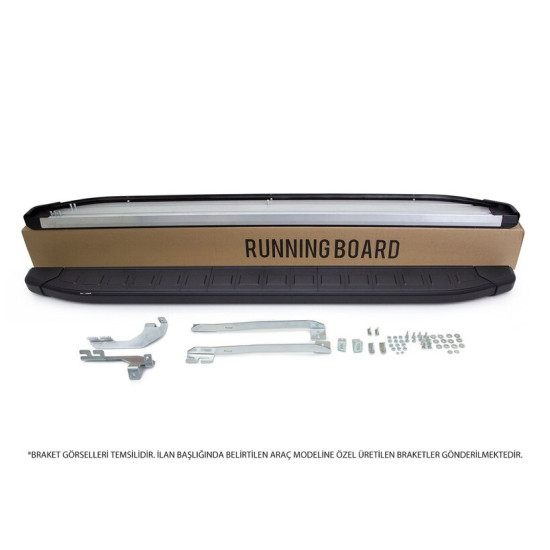 OMSA Range Rover Sport Proside Yan Basamak Siyah 2004-2013 Arası