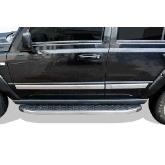 OMSA Jeep Commander Blackline Yan Basamak Krom 2006-2010 Arası