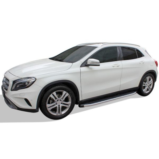 OMSA Mercedes GLA Class Blackline Yan Basamak Alüminyum 2013 ve Sonrası