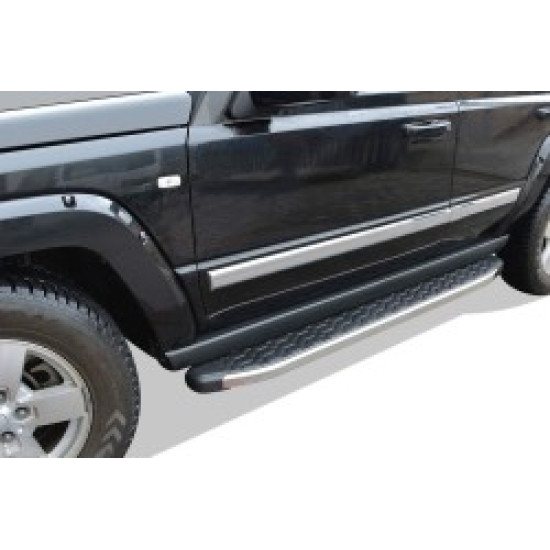 OMSA Jeep Commander Blackline Yan Basamak Krom 2006-2010 Arası