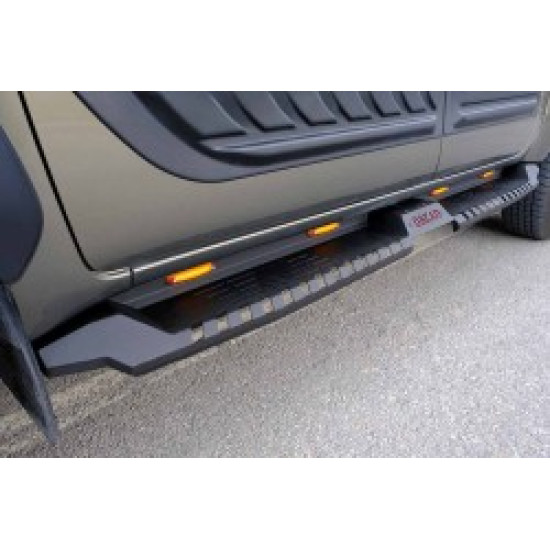 OMSA Toyota Hilux Dakar Yan Basamak Siyah V2 Ledli 2015 ve Sonrası