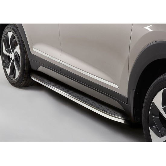 OMSA Dacia Sandero Stepway Blackline Yan Basamak Krom 2012-2020 Arası