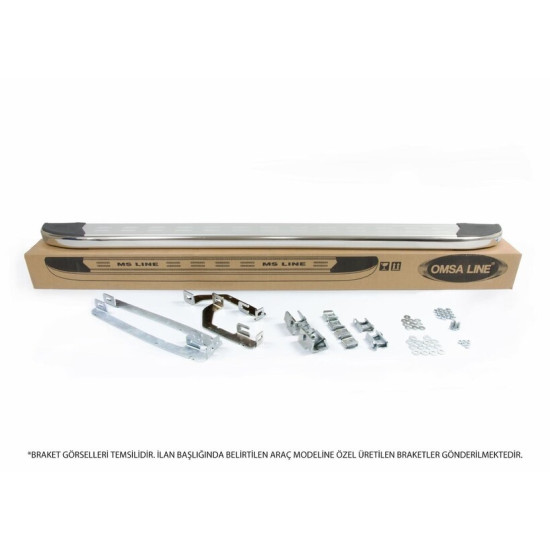 OMSA Mercedes Viano Ms Line Yan Basamak Alüminyum Kısa Şase 2004-2014 Arası