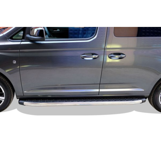 OMSA VW Caddy Blackline Yan Basamak Krom 2021 ve Sonrası