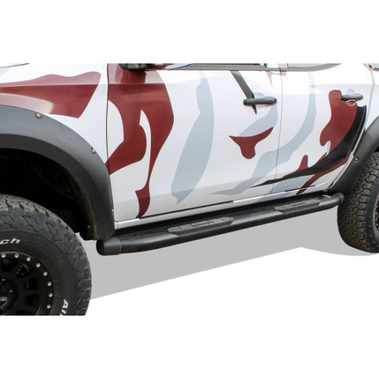 OMSA Mitsubishi L200 Amazon Yan Basamak Çap:76 Siyah 2006-2015 Arası