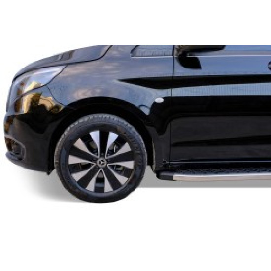 OMSA Mercedes Vito W447 Blackline Yan Basamak krom Uzun Şase 2014 ve Sonrası