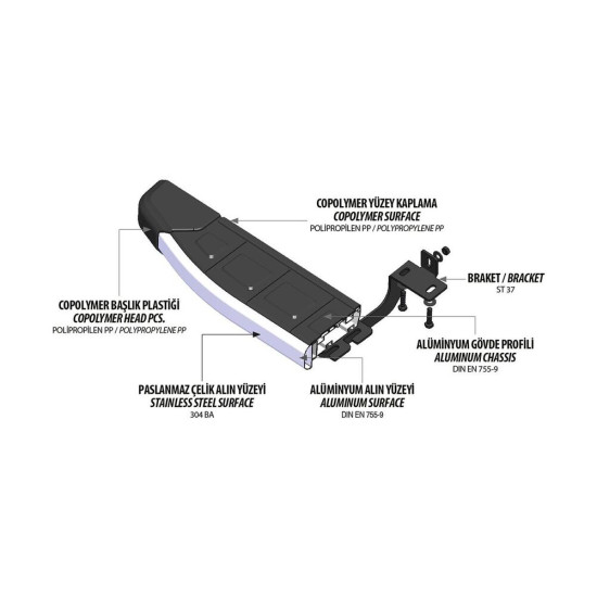 OMSA Hyundai Tucson Proside Yan Basamak Siyah 2020 ve Sonrası