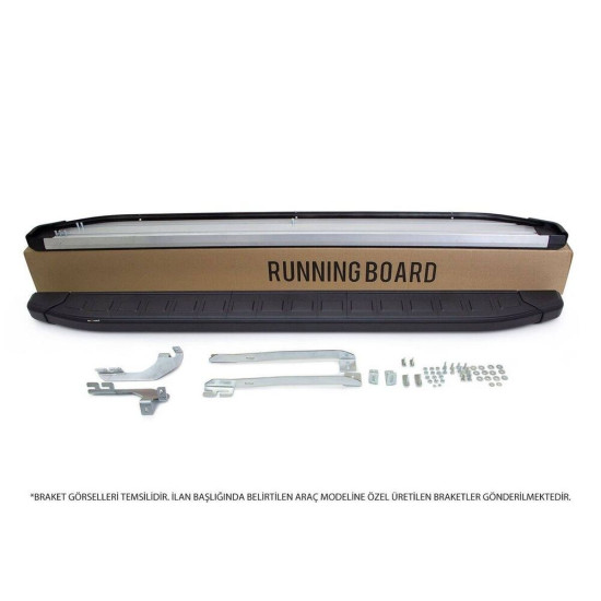 OMSA Jeep Grand Cherokee 3 Proside Yan Basamak Siyah 2005-2010 Arası