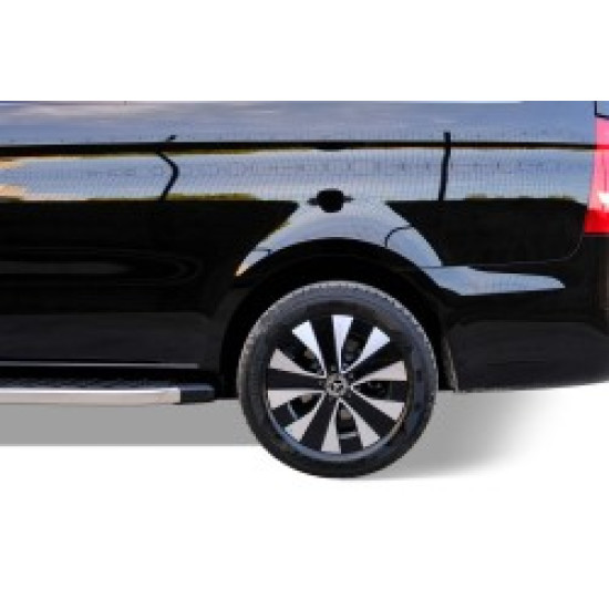 OMSA Mercedes Vito W447 Blackline Yan Basamak krom Uzun Şase 2014 ve Sonrası