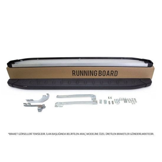 OMSA Jeep Grand Cherokee 4 Proside Yan Basamak Siyah 2011-2021 Arası