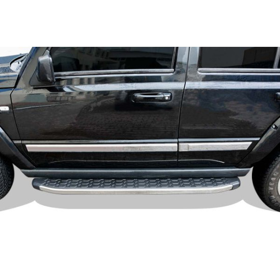 OMSA Jeep Commander Blackline Yan Basamak Krom 2006-2010 Arası