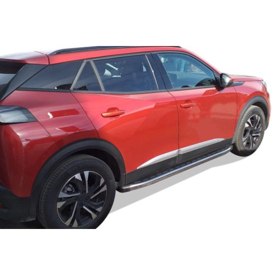 OMSA Peugeot 2008 Proside Yan Basamak Krom 2019 ve Sonrası