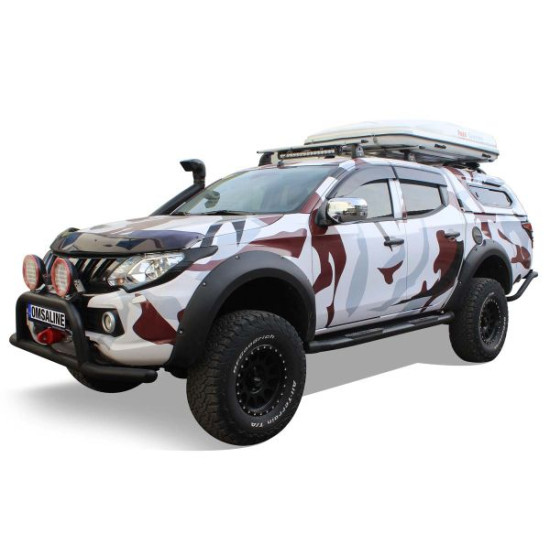 OMSA Mitsubishi L200 Amazon Yan Basamak Çap:76 Siyah 2006-2015 Arası