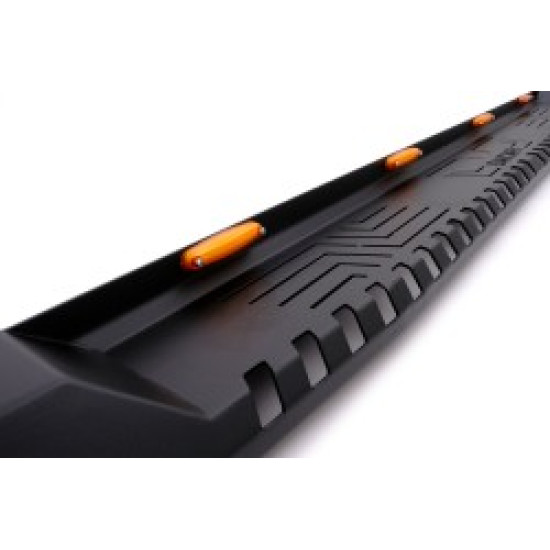 OMSA Mitsubishi L200 Dakar Yan Basamak Siyah V1 Ledli 2006-2015 Arası