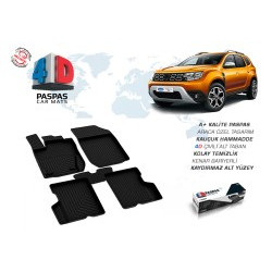 Dacia Duster 4x2 4D Havuzlu Paspas Bagaj Havuzu Seti 2018-2024 Arası
