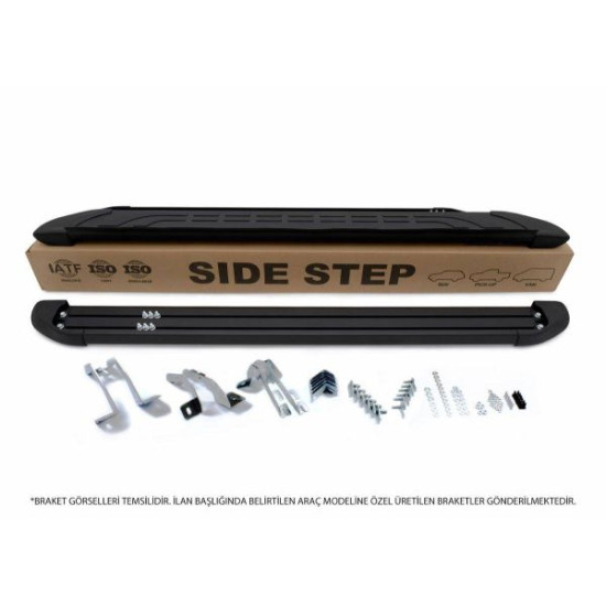 Opel Combo E Faba Yan Basamak Siyah Uzun Şase 2019 ve Sonrası