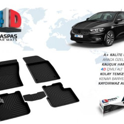 Fiat Egea Sedan 4D Havuzlu Paspas Bagaj Havuzu Seti 2015 ve Sonrası