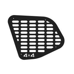 Dacia Duster Arka Kelebek Cam Koruma Izgarası Siyah 2 Parça 2010-2017 Arası