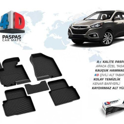 Hyundai İx35 4D Havuzlu Paspas Siyah 2009-2015 Arası