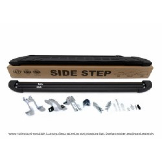 Opel Combo E Faba Yan Basamak Siyah Uzun Şase 2019 ve Sonrası