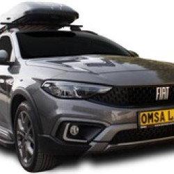 OMSA Fiat Egea Cross Dot Line Yan Basamak Siyah 2020 ve Sonrası