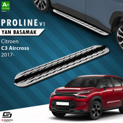 S-Dizayn Citroen C3 Aircross OEM Still Pro V2 Aluminyum Yan Basamak 183 Cm 2017-2024 A+ Kalite