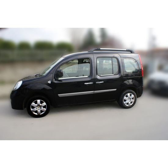 OMSA Renault Kangoo 2 Krom Yan Kapı Çıtası 4 Parça Geniş 2011-2013 Arası