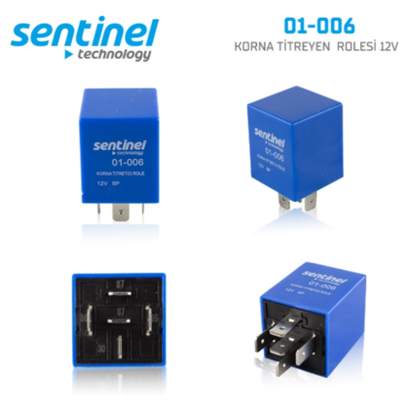 KORNA TİTRETME ROLESİ 12V-SENTİNEL