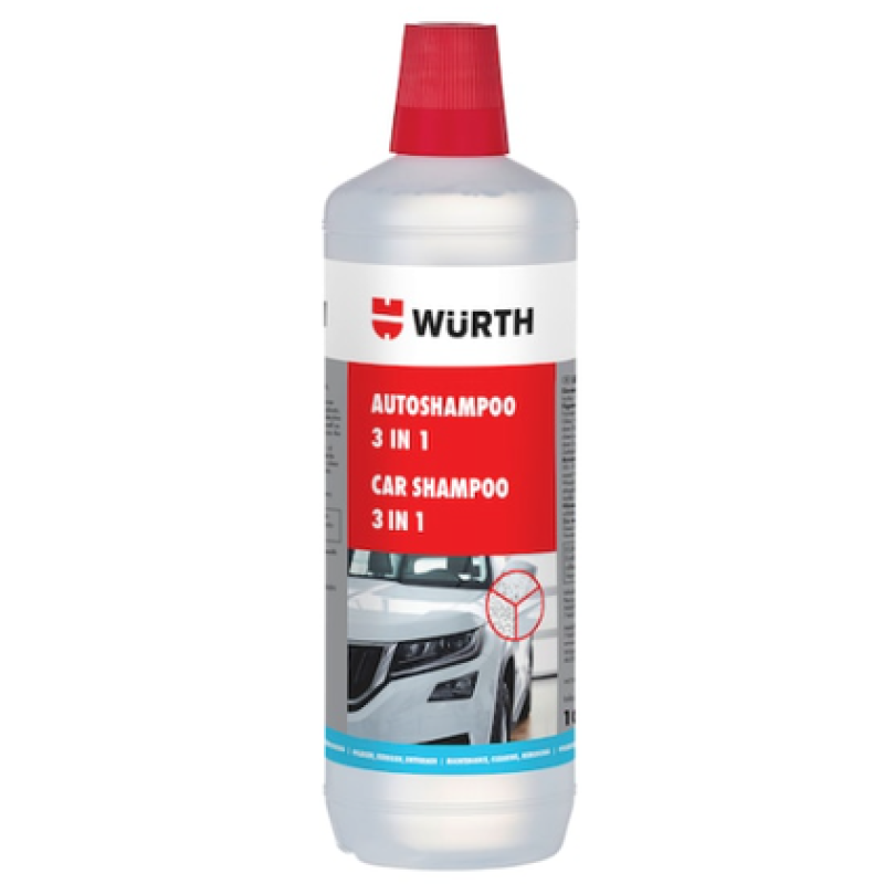 3 ETKİLİ ARAÇ ŞAMPUANI 1L WÜRTH