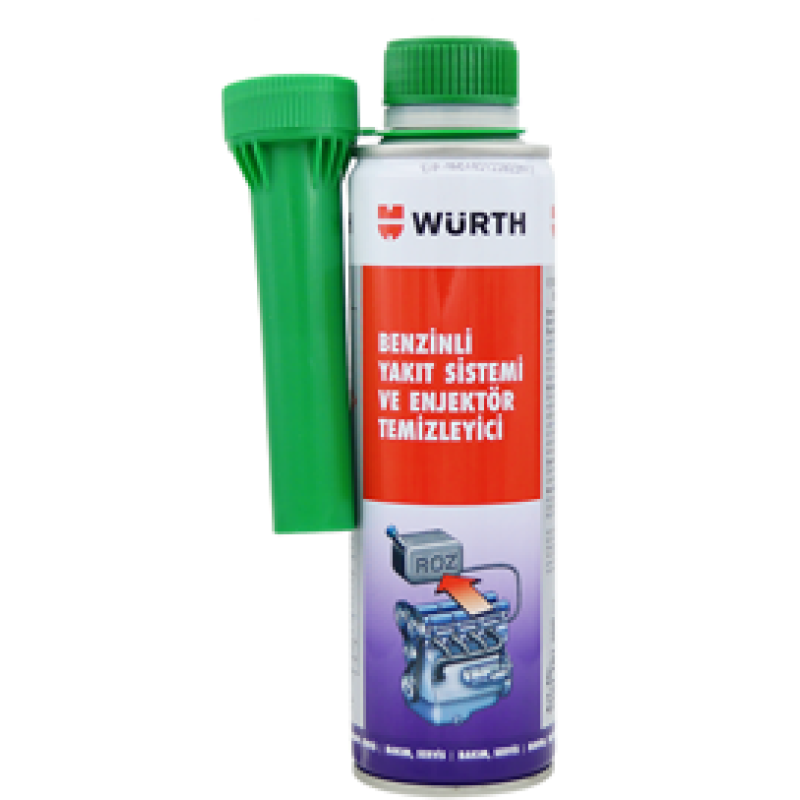 BENZİNLİ YAKIT SİST.VE ENJKT.TEMZ.300ML WÜRTH