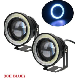SİS FARI MERCEKLİ 76MM BUZ MAVİ ANGEL